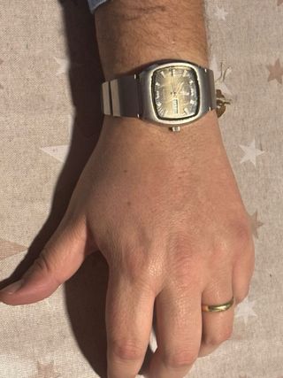 Reloj Radiant Automático Marrón y Plateado