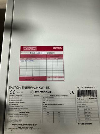 Caldera de gas SALTOKI ENERWA 24kw