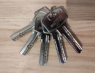 Cilindro INTHER europerfil + 5 llaves – Perfil 16