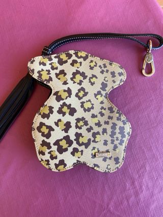 BOLSO CLUTCH TOUS NUEVO (MONEDERO LLAVERO)