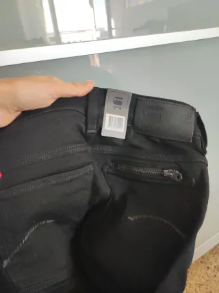 G-Star RAW Mujer Talla 25W / 34L Negro NUEVO