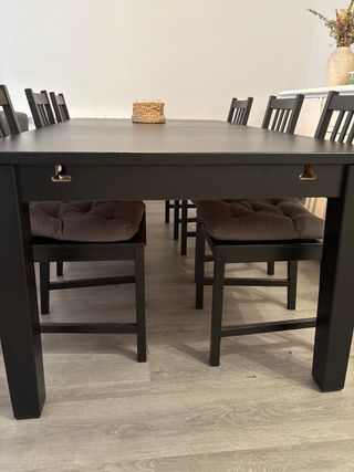 Mesa comedor 200x105 y 6 sillas