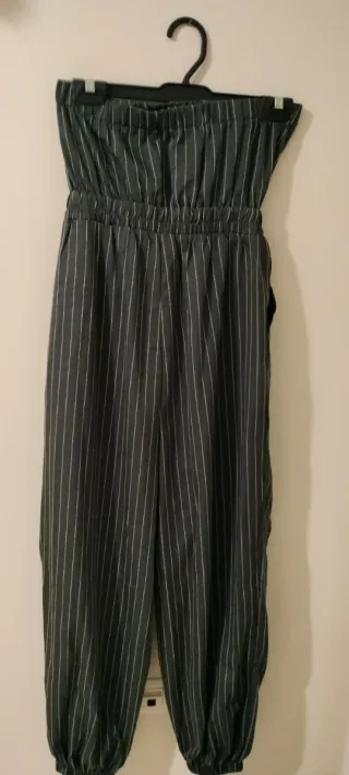 Mono strapless rayas