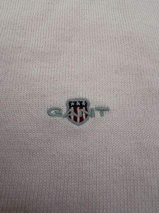 Jersey Gant Rosa Cuello Redondo Talla L