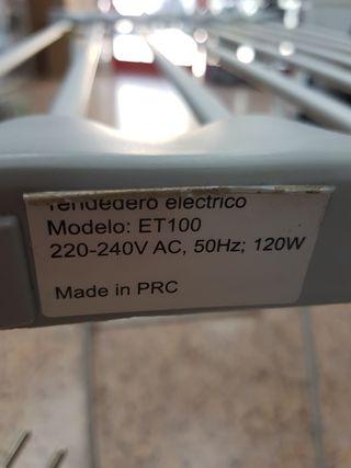 Tendedero Eléctrico Calefactor
