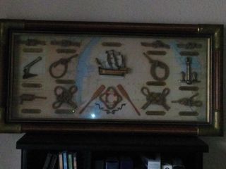 Marco decorativo náutico