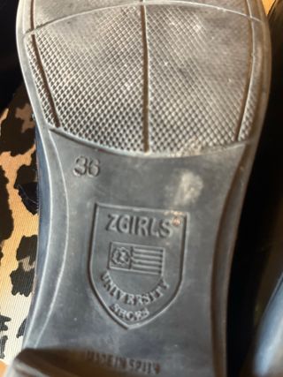 Zapatos Colegiales Niña Azul Marino