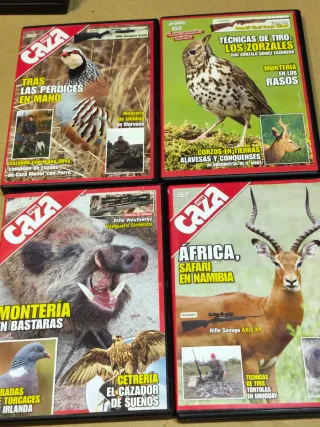 Lote 18 DVDs de Caza