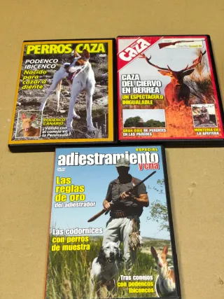 Lote 18 DVDs de Caza