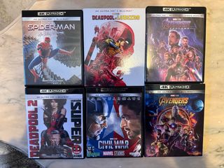 Lote 6 Películas Blu-ray 4K