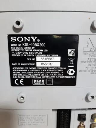 TV Sony Bravia KDL-19BX200