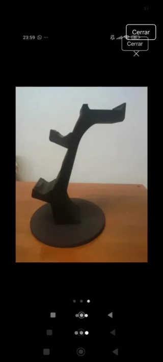 Soporte 2 mandos y auriculares PS5