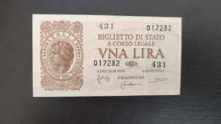 2 Biglietti di Stato Italia 1944