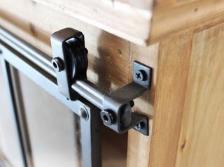 Cassettiera 6 Cassetti Legno e Metallo 123 cm