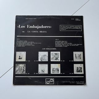 Vinilo Los Embajadores En La Costa Brava