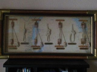 Cuadro Nudos Marineros Madera y Metal