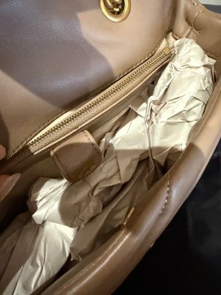 Borsa Pinko Beige con Catena Oro