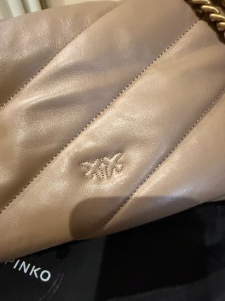 Borsa Pinko Beige con Catena Oro