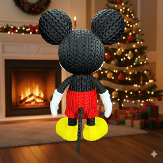 Mickey 3D Crochet Ensamblar