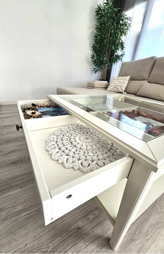 Conjunto Sofá Chaise Longue y Mesa Centro