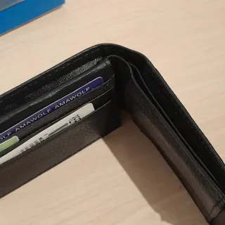 Cartera Hombre Negra cerrada