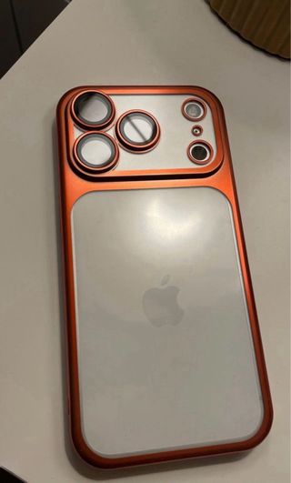 Funda iPhone 17 Pro Naranja Metálica