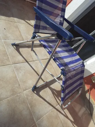 Tumbona plegable playa