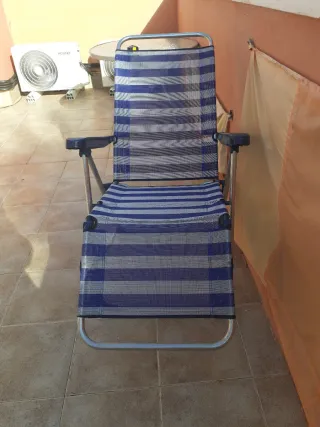 Tumbona plegable playa