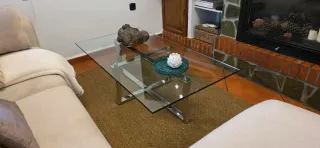 Mesa Rectangular de Cristal Templado
