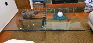 Mesa Rectangular de Cristal Templado