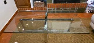 Mesa Rectangular de Cristal Templado