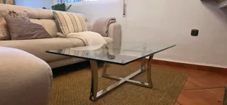 Mesa Rectangular de Cristal Templado