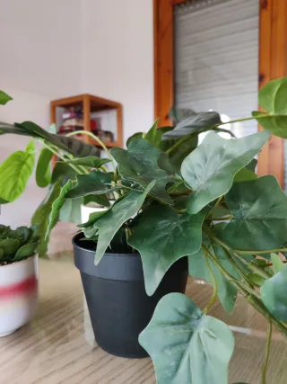 Pack 4 Plantas Decorativas Plástico Ikea