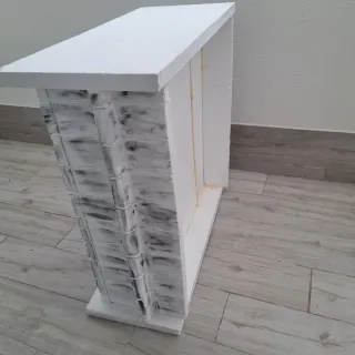 Chimenea decorativa cubreradiador