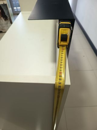 Mostrador oficina mesa trabajo metal y madera