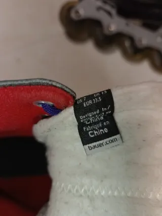 Patines Hockey Bauer talla 33,5