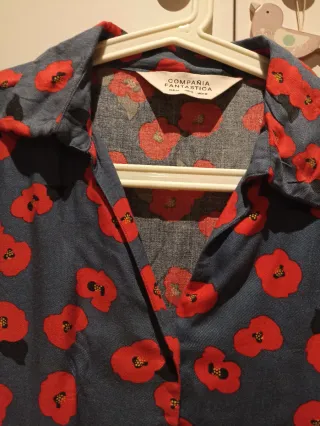 Camisa La Compañía Fantástica Estampado Flores M