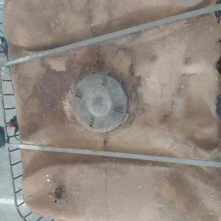 Depósito gasoil/líquidos 1000L con jaula