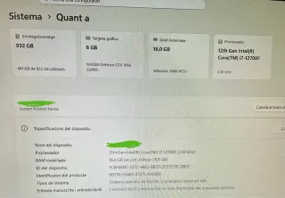 PC Gaming i7 12th Gen GTX 1660 Super 16GB RAM