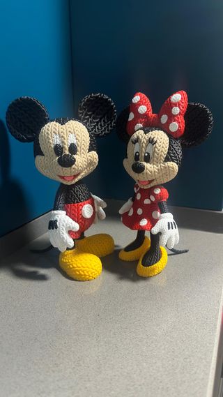 Mickey y Minnie Impresos 3D