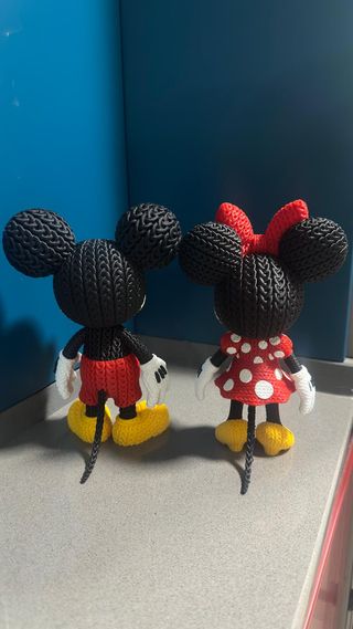 Mickey y Minnie Impresos 3D