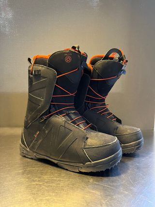 Botas Snowboard Salomon Negras Naranja
