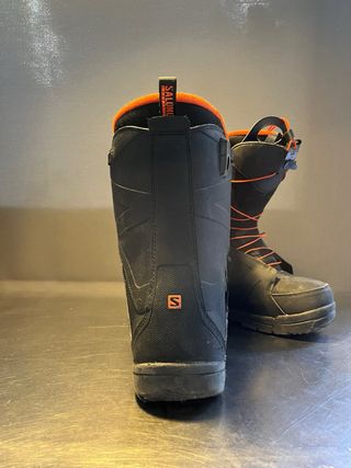 Botas Snowboard Salomon Negras Naranja