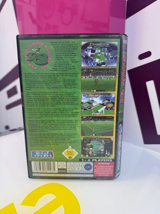 Videojuego Sega worldwide soccer 98