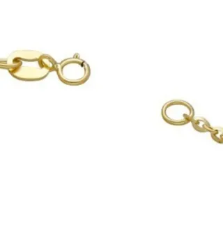 Pulsera Bebé Placa y Perlas Oro 18 Klt