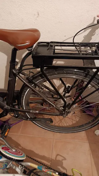 Bicicleta eléctrica con fallo de cable
