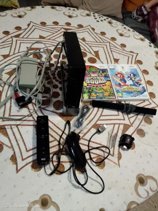 Consola Nintendo Wii Negra + Juegos