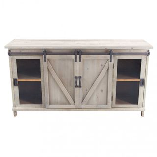 Madia credenza industriale 142 cm ante scorrevoli
