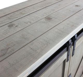 Madia credenza industriale 142 cm ante scorrevoli