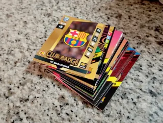Lote 34 Cartas Futbol Adrenalyn FC Barcelona